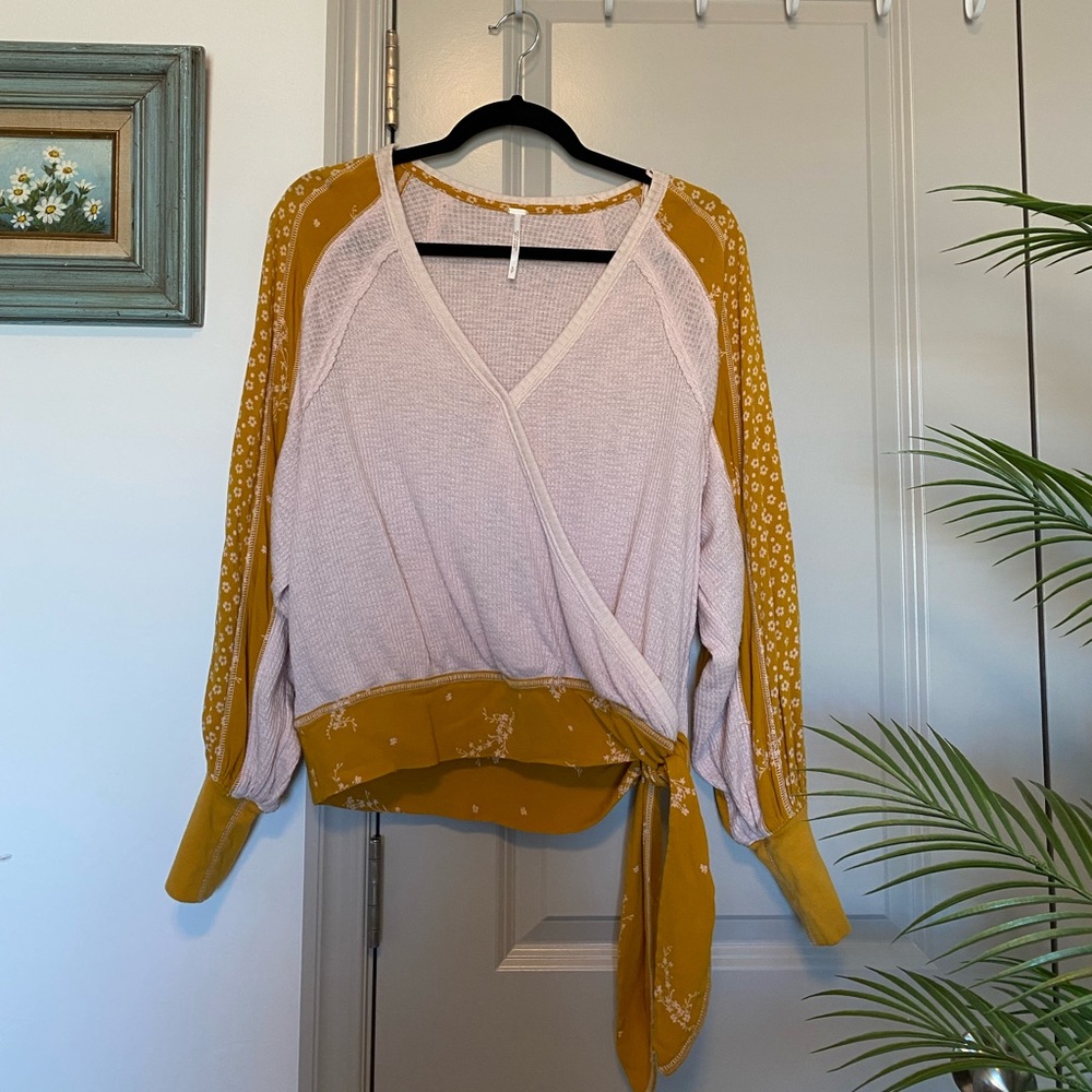 Free People Floral Long Sleeve